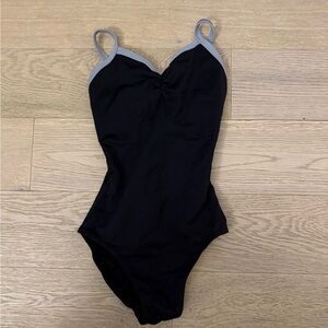 Kids Black and Gray Swimsuit